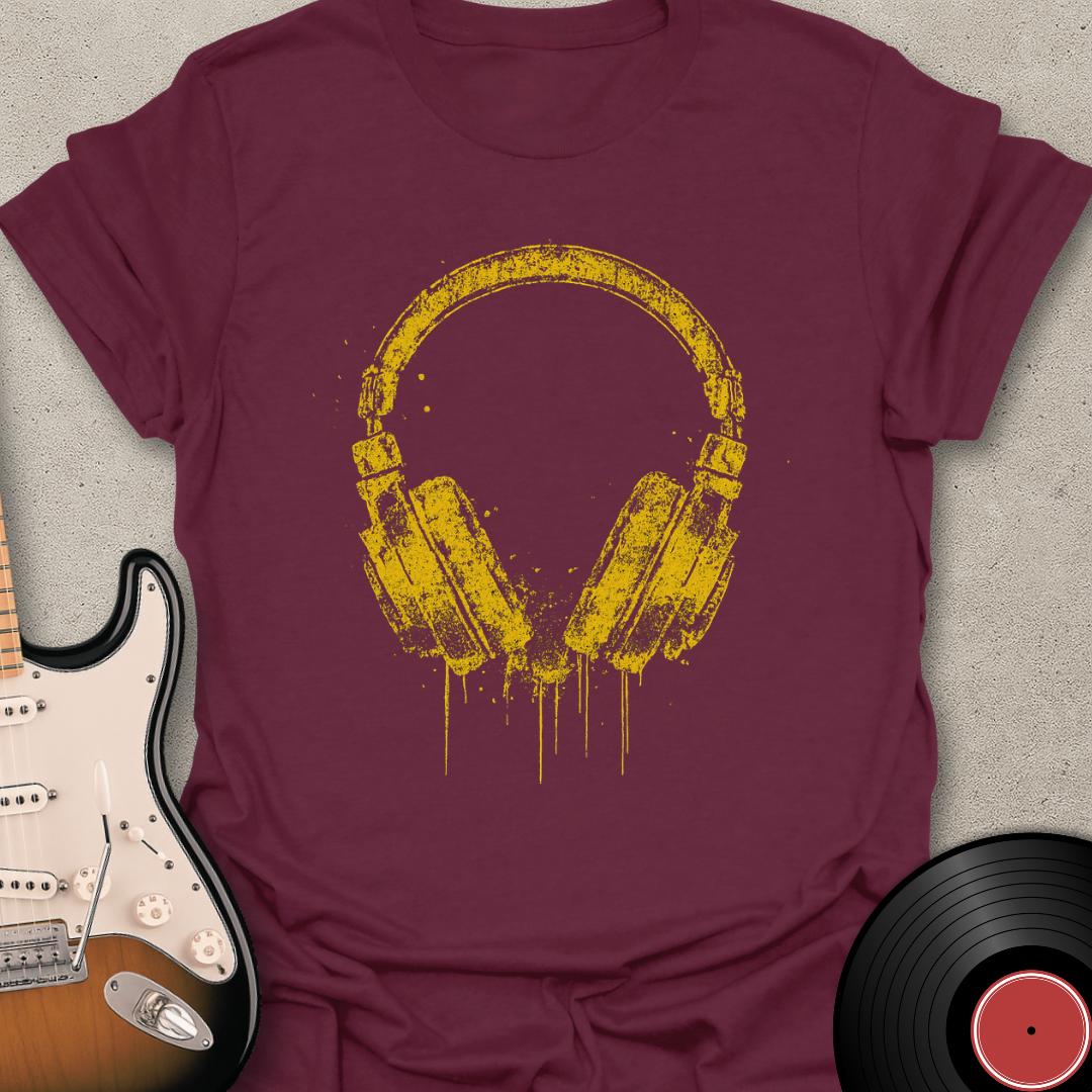 Bleeding Headphones T-Shirt