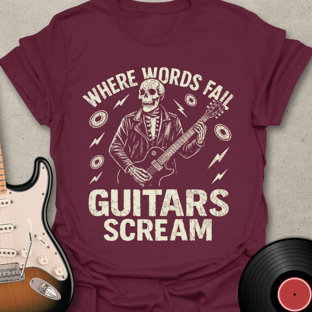 Guitars Scream T-Shirt