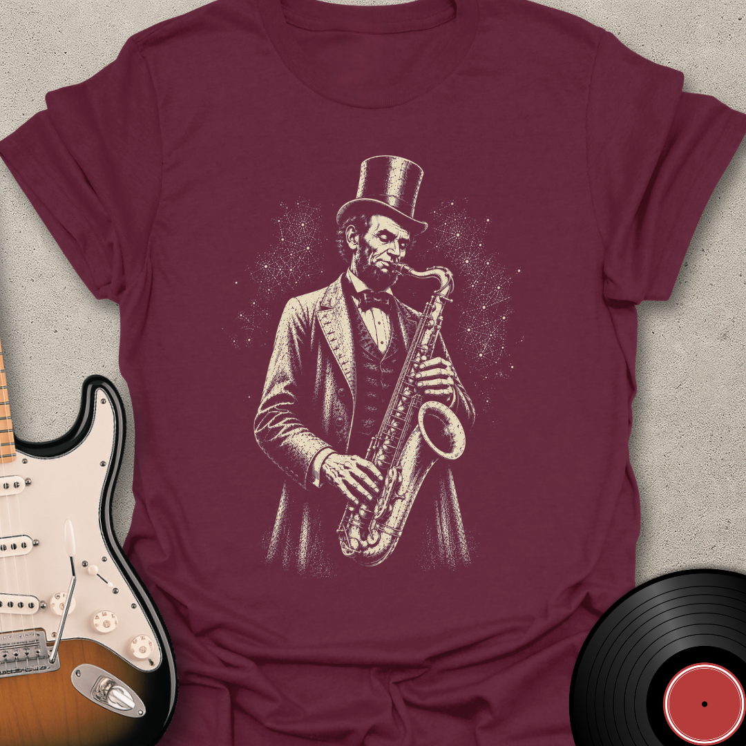 Lincoln Saxophone T-Shirt