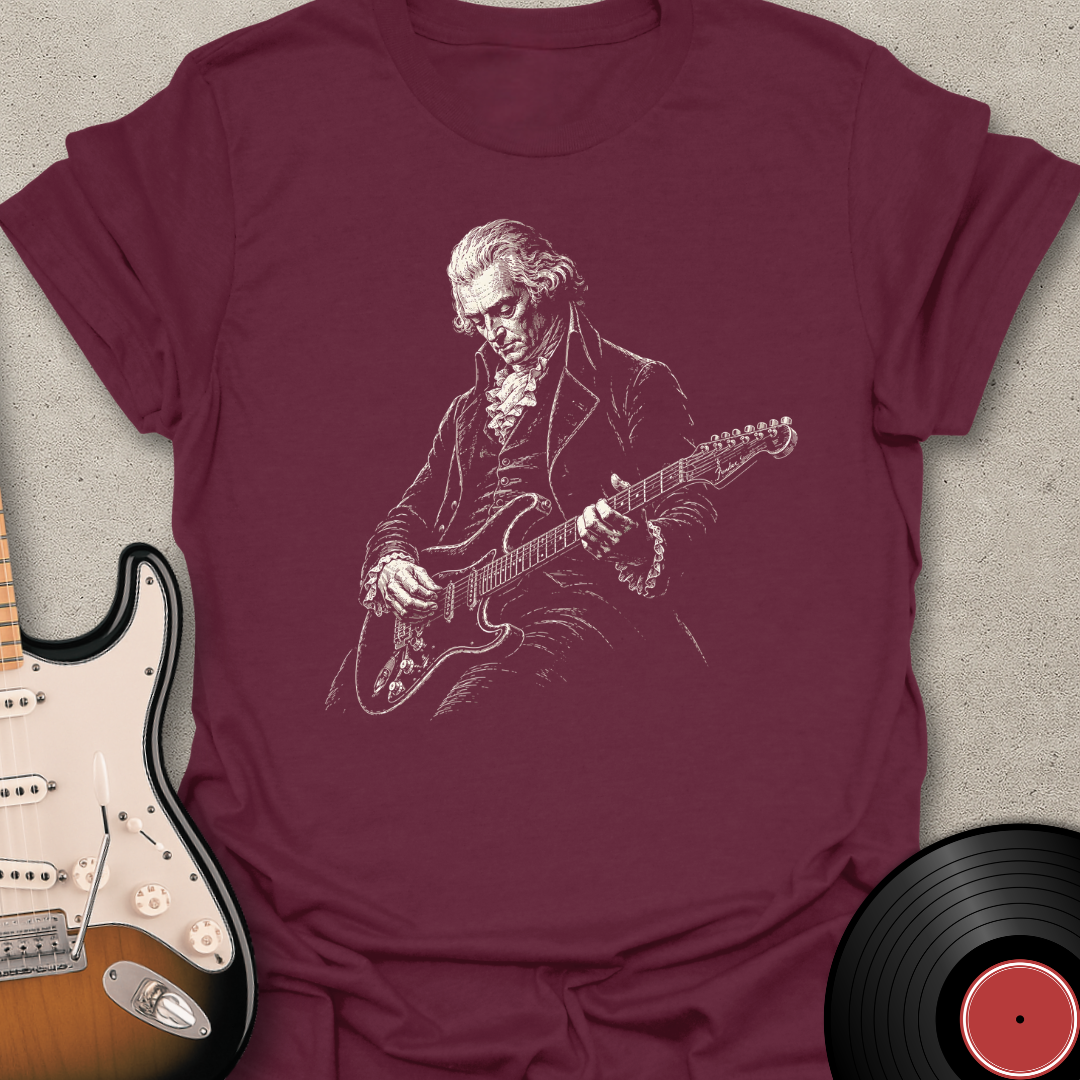 Thomas Jefferson Guitar T-Shirt