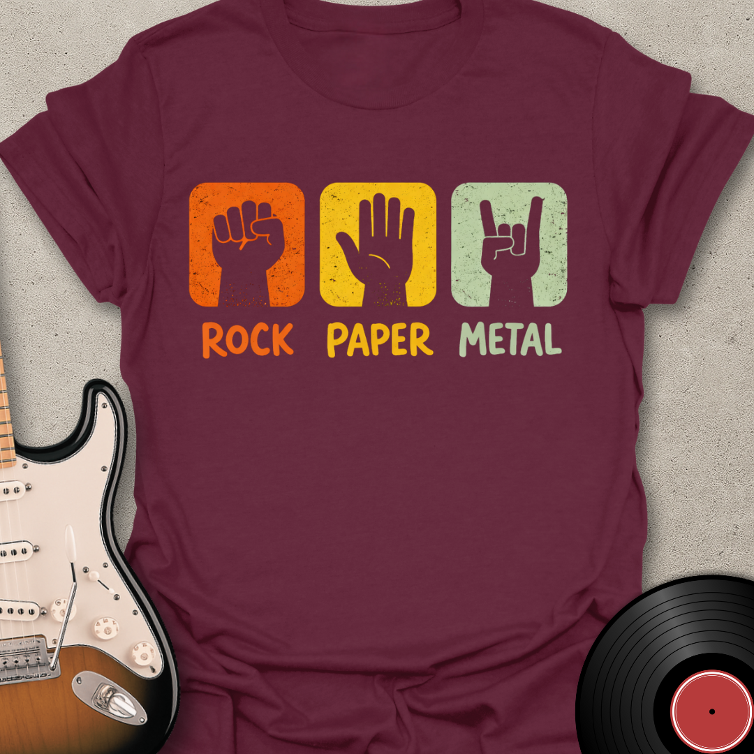 Rock Paper Metal T-Shirt