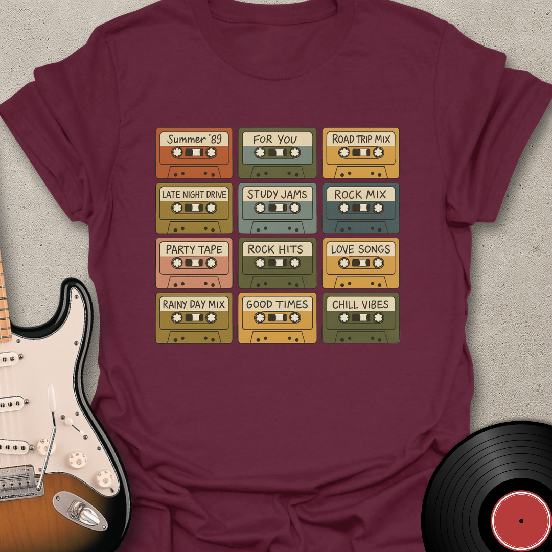 Retro Cassetes T-Shirt