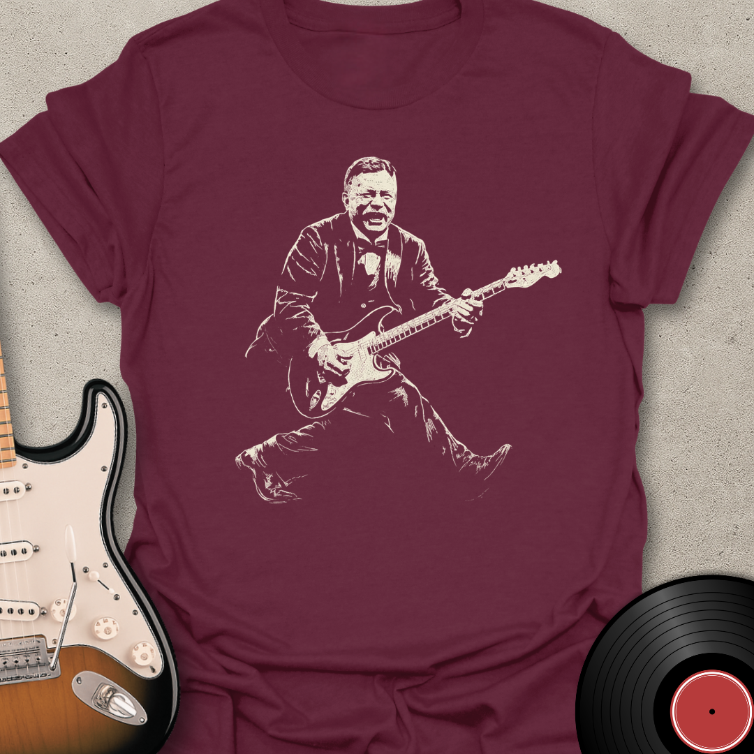 Teddy Roosevelt Guitar T-Shirt
