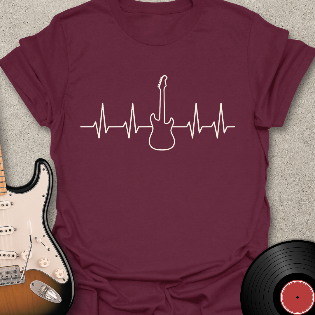 Guitar Heartbeat T-Shirt