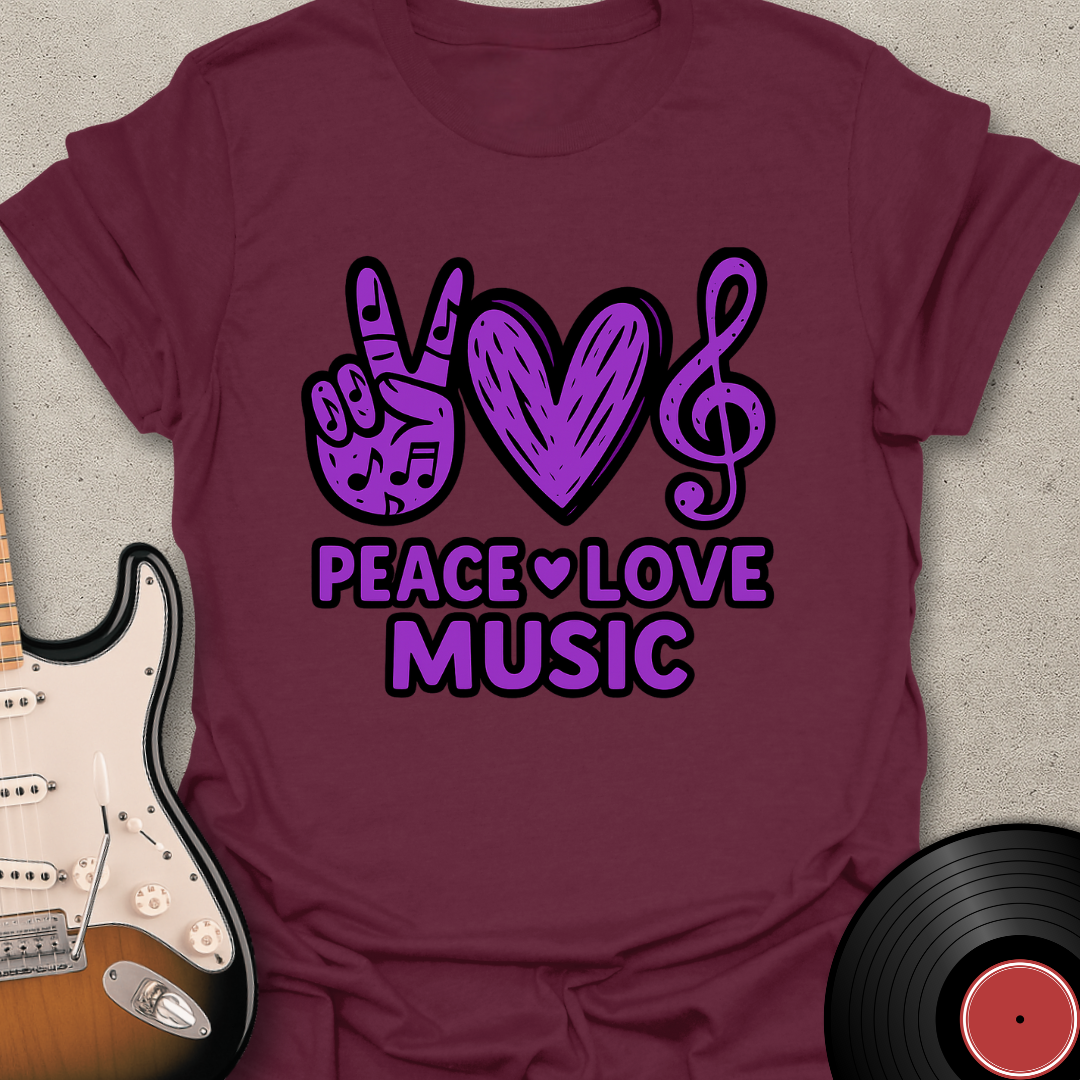 Peace Love Music T-Shirt