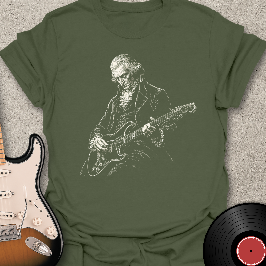 Thomas Jefferson Guitar T-Shirt