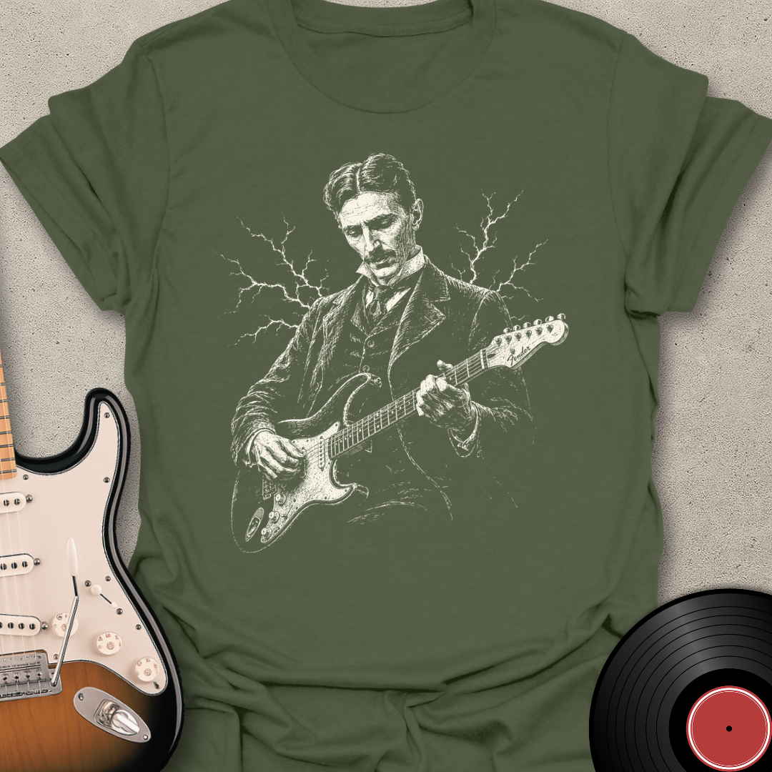 Tesla Guitar T-Shirt