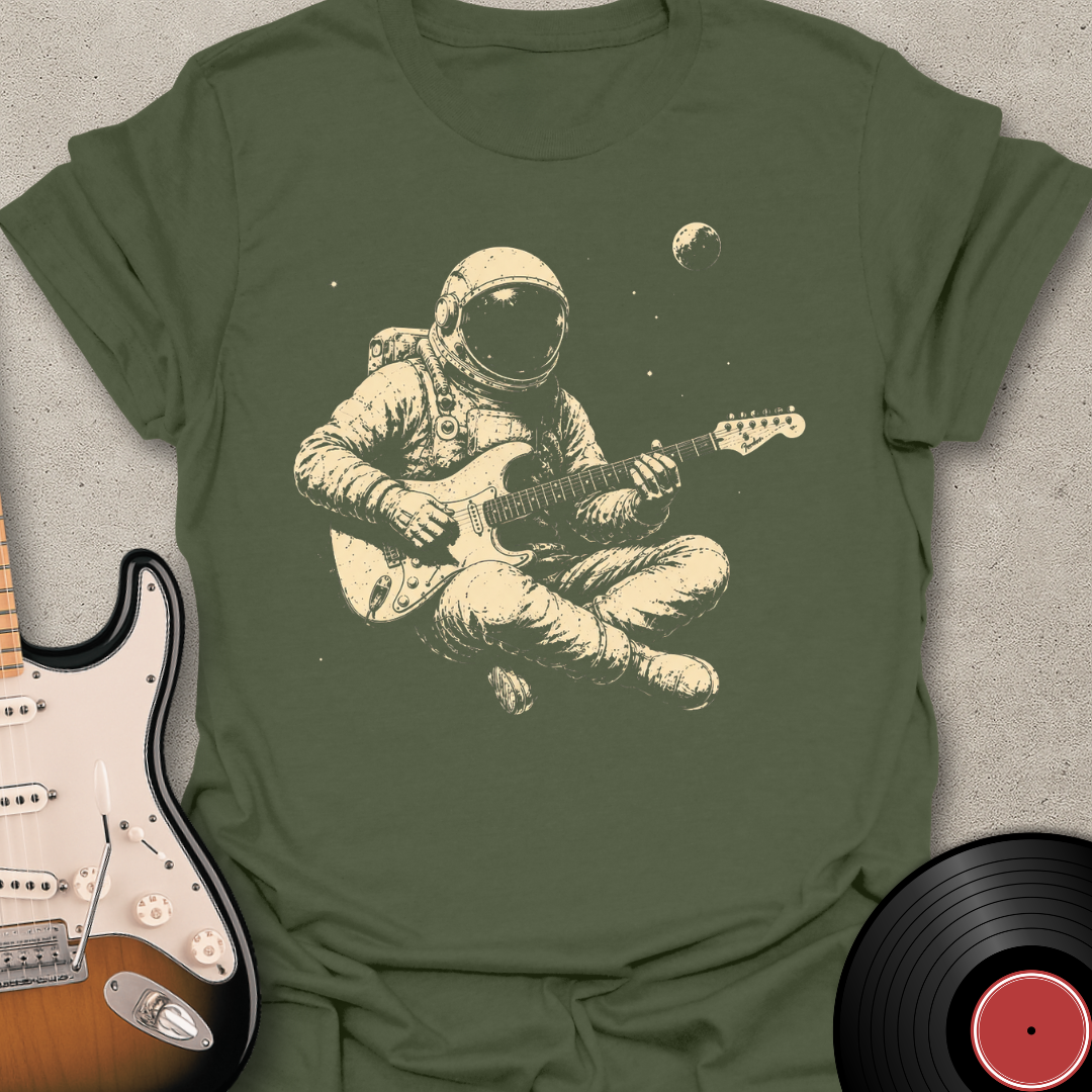 Astronaut Guitar T-Shirt