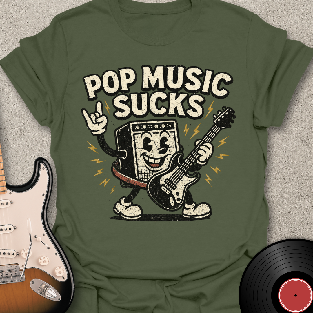 Pop Music Sucks T-Shirt