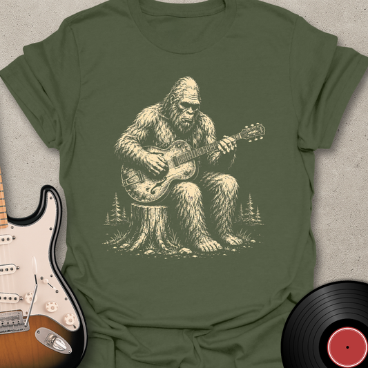 Bigfoot Guitar T-Shirt