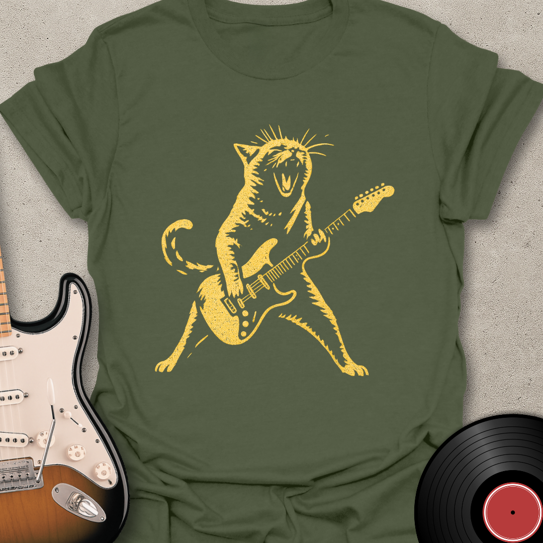 Rockstar Cat T-Shirt