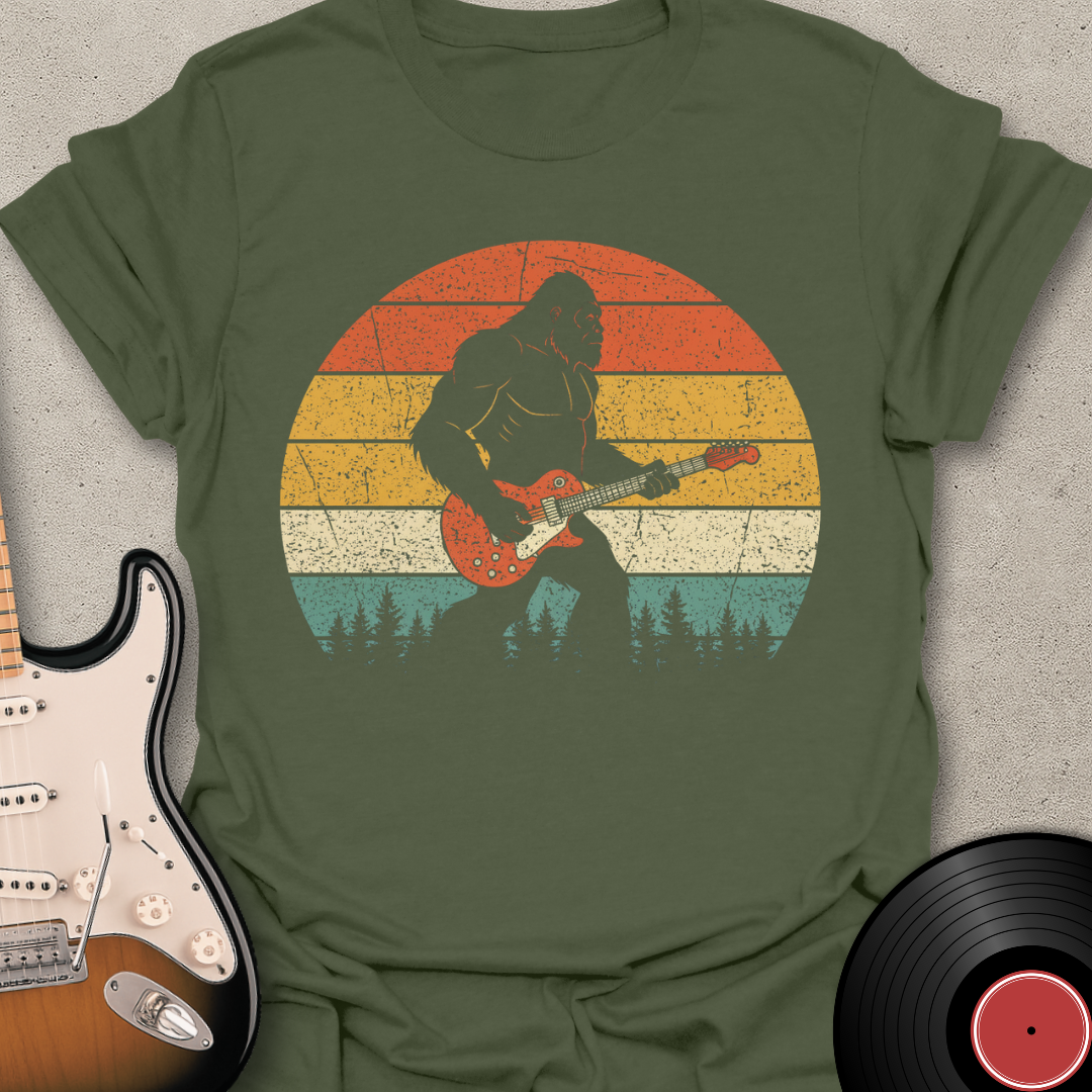 Retro Shredding Bigfoot T-Shirt