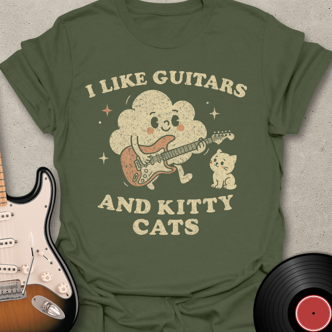 Guitars & Kitty Cats T-Shirt