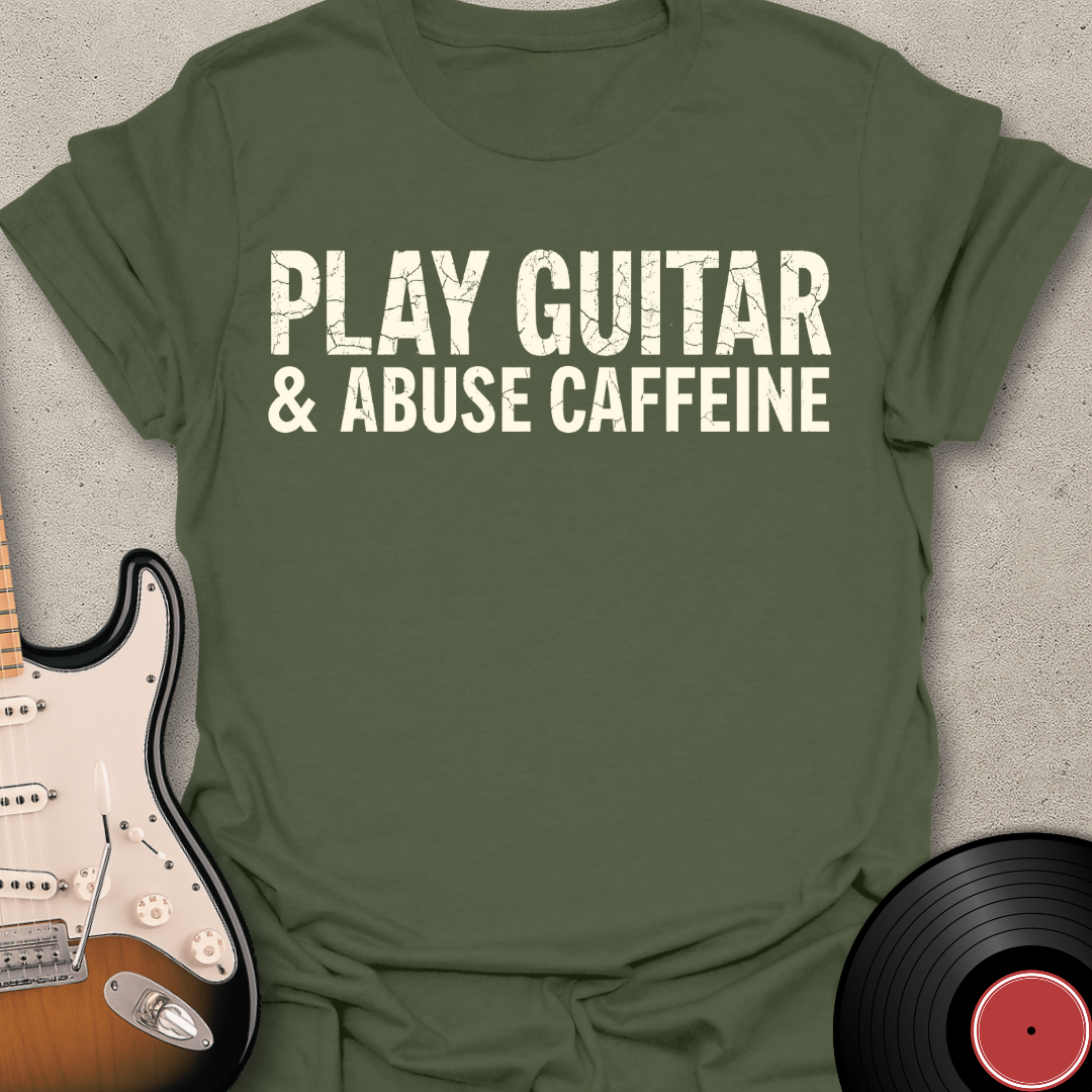 Abuse Caffeine (Text) T-Shirt