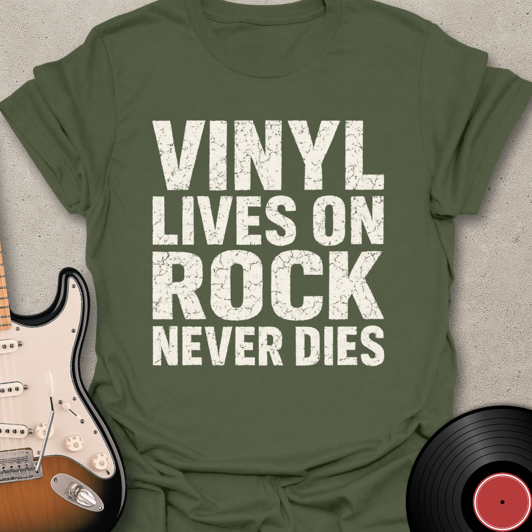 Vinyl Lives On T-Shirt