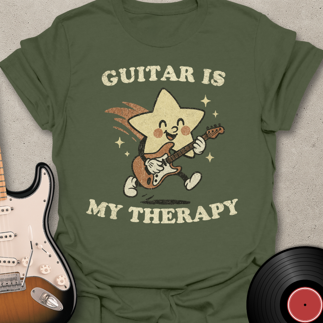 Guitar Is My Therapy T-Shirt