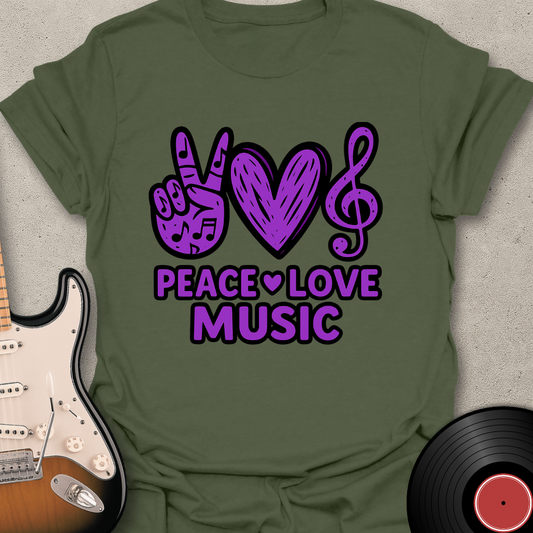 Peace Love Music T-Shirt