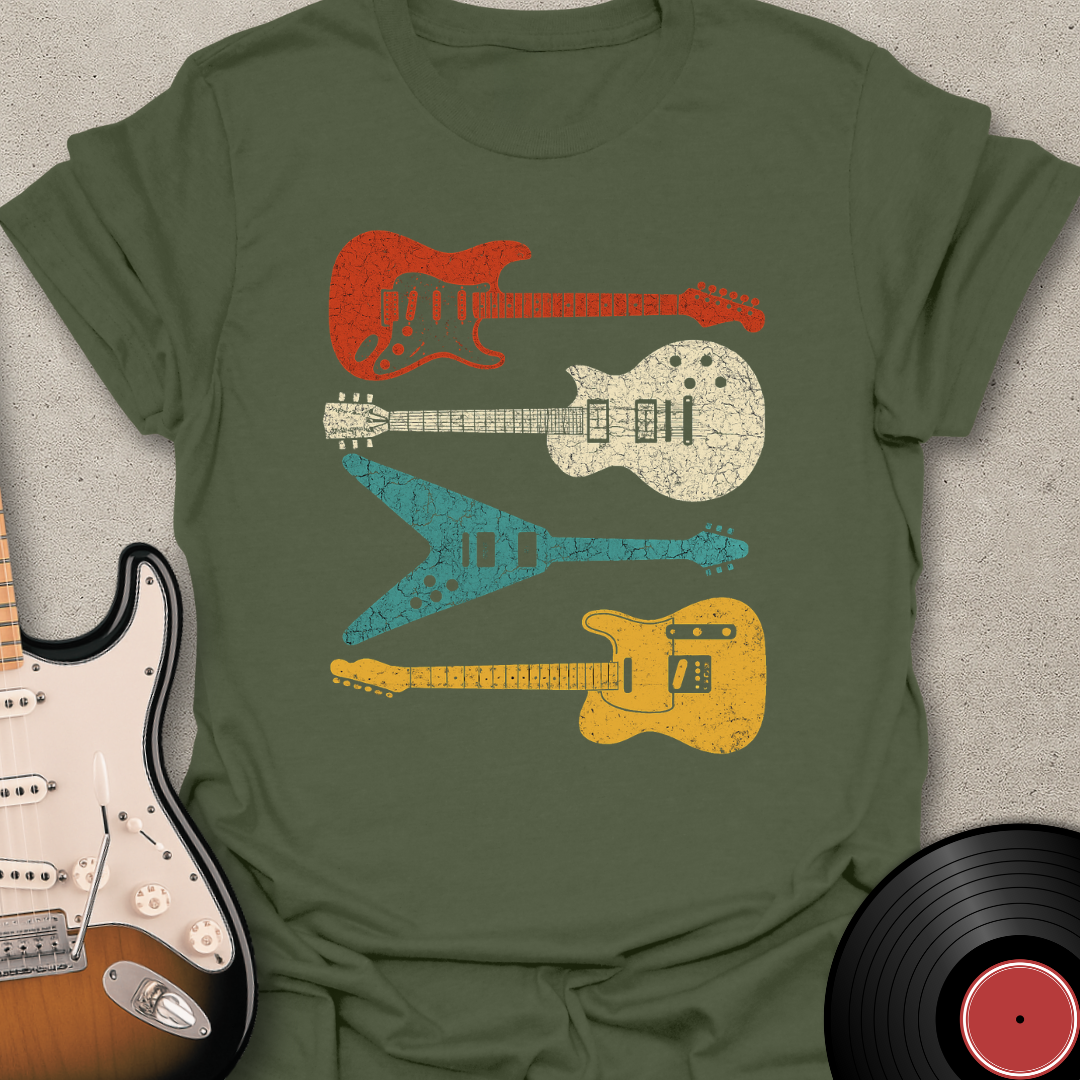 Vintage Guitar Stack T-Shirt