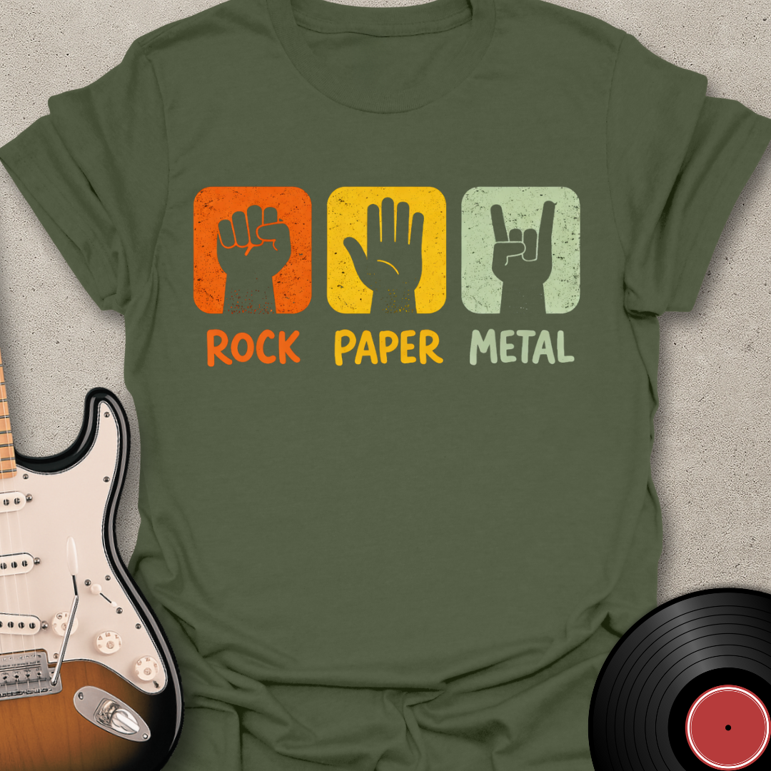 Rock Paper Metal T-Shirt