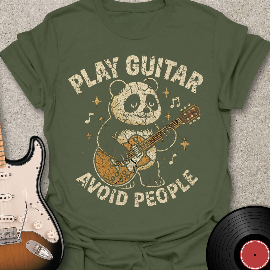 Avoid People Panda T-Shirt