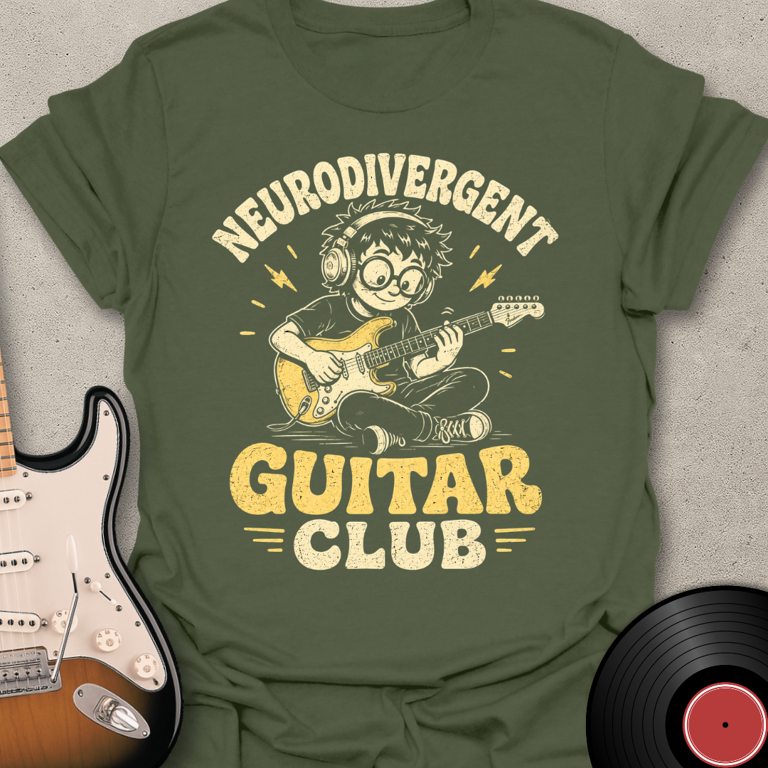 Neurodivergent Guitar Club T-Shirt