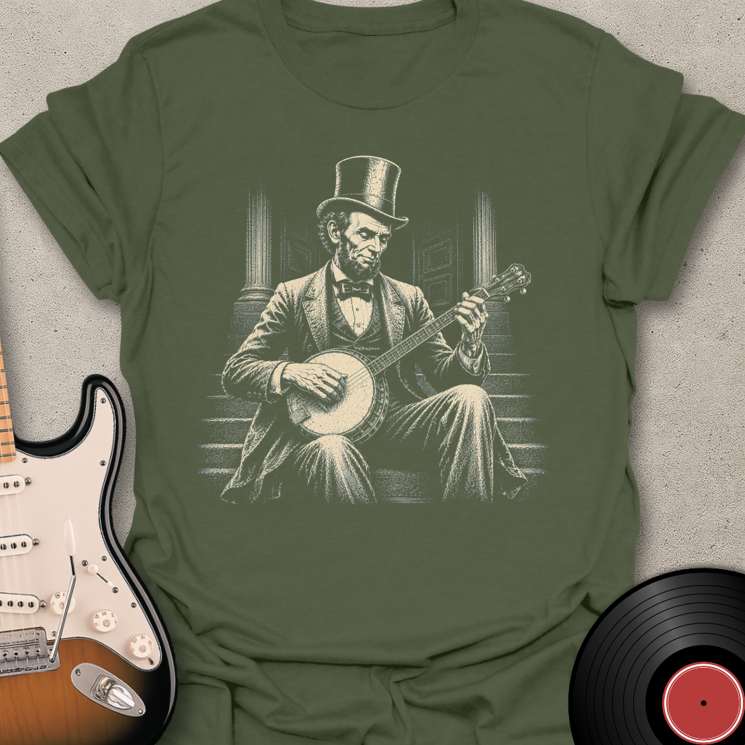 Lincoln Banjo T-Shirt