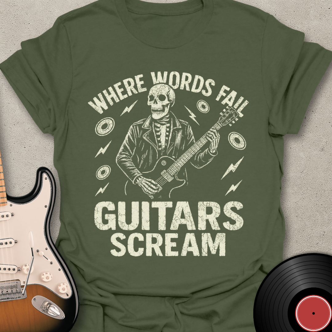 Guitars Scream T-Shirt