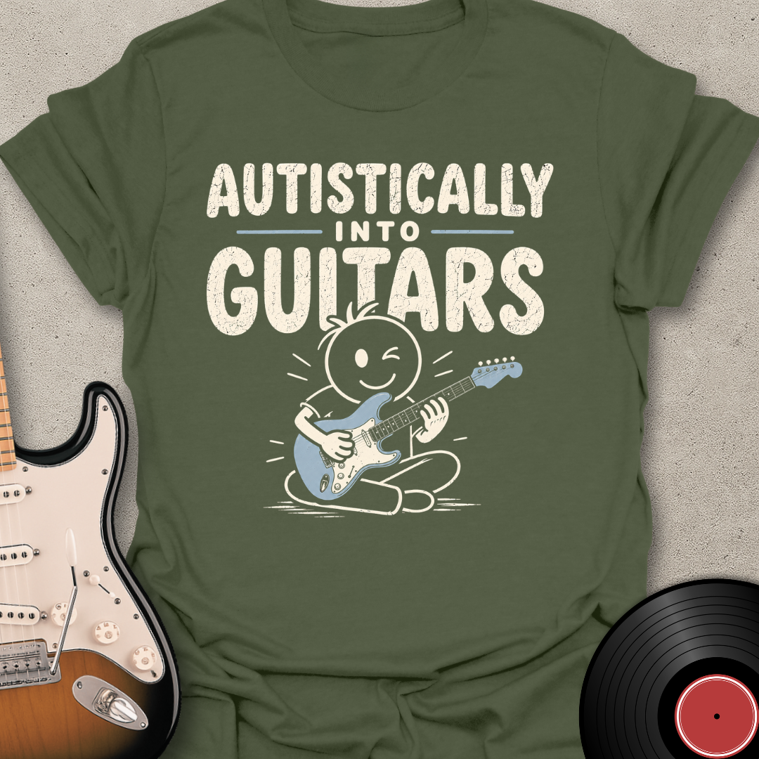 Autistically Into Guitars T-Shirt