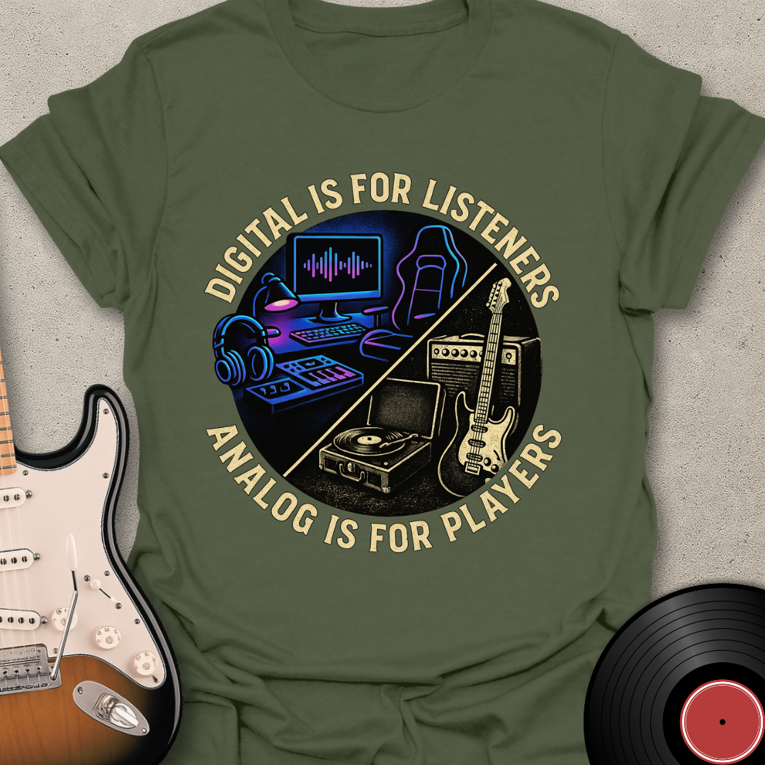 Analog Is For Players T-Shirt