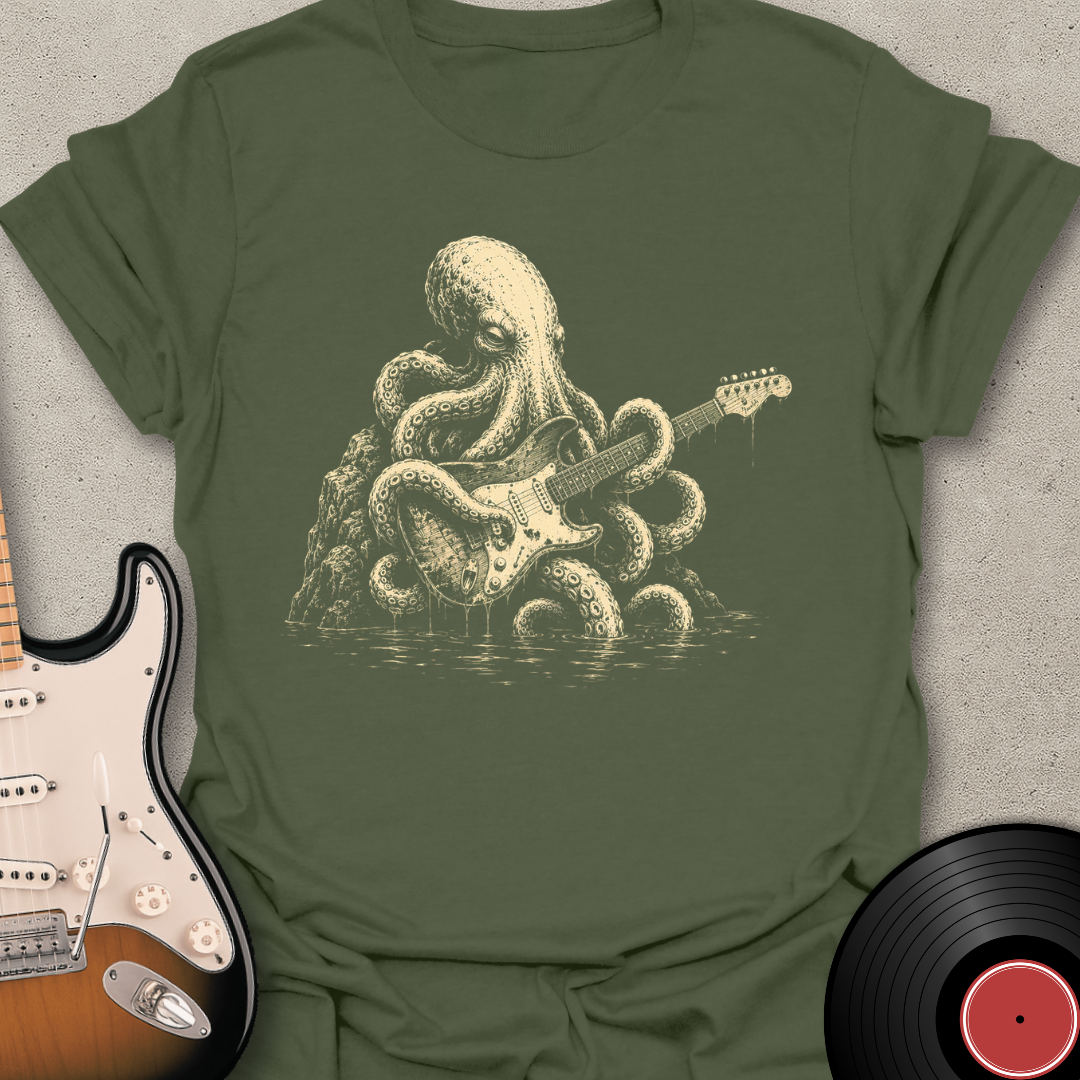 Octopus Guitar T-Shirt