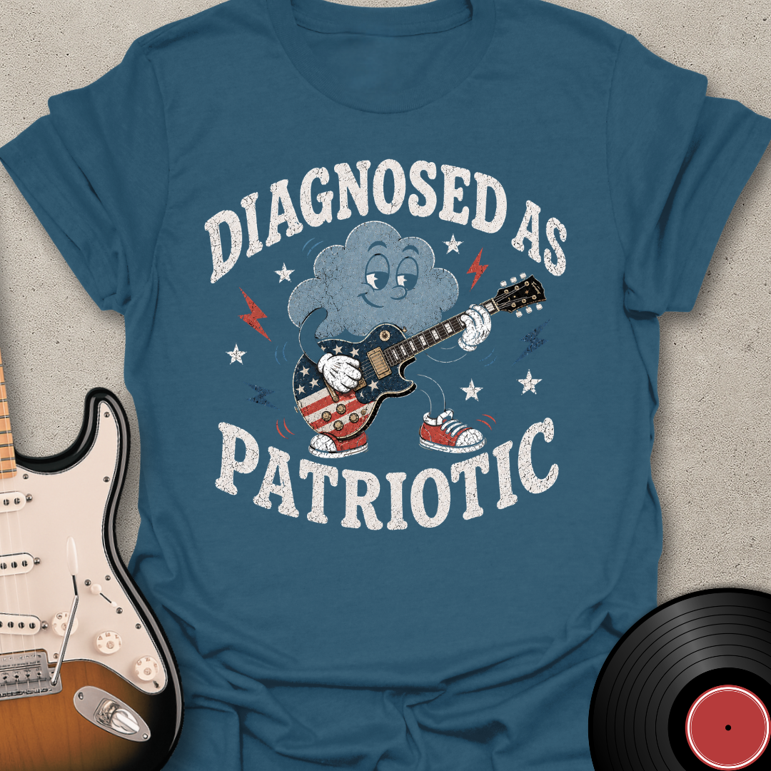 Diagnosed As Patriotic T-Shirt