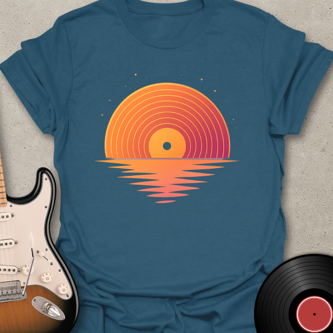 Sunset Record T-Shirt