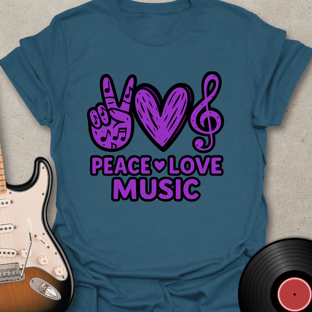 Peace Love Music T-Shirt