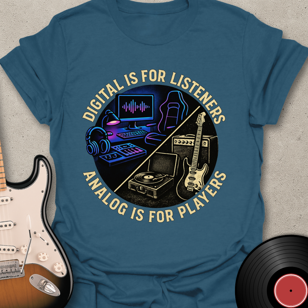 Analog Is For Players T-Shirt