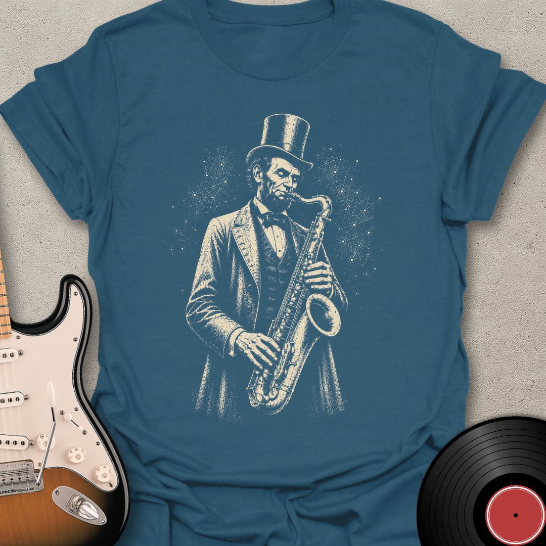 Lincoln Saxophone T-Shirt