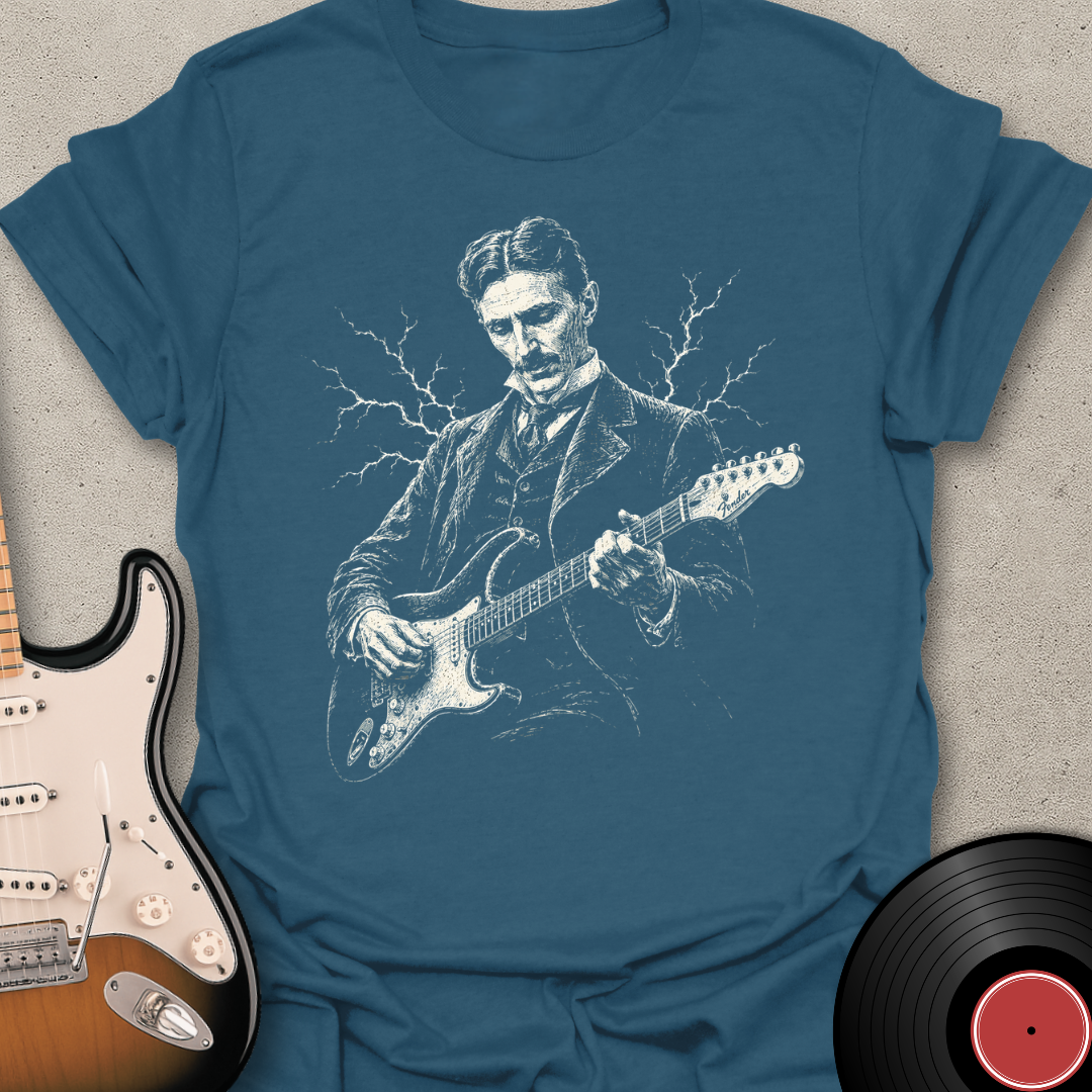 Tesla Guitar T-Shirt