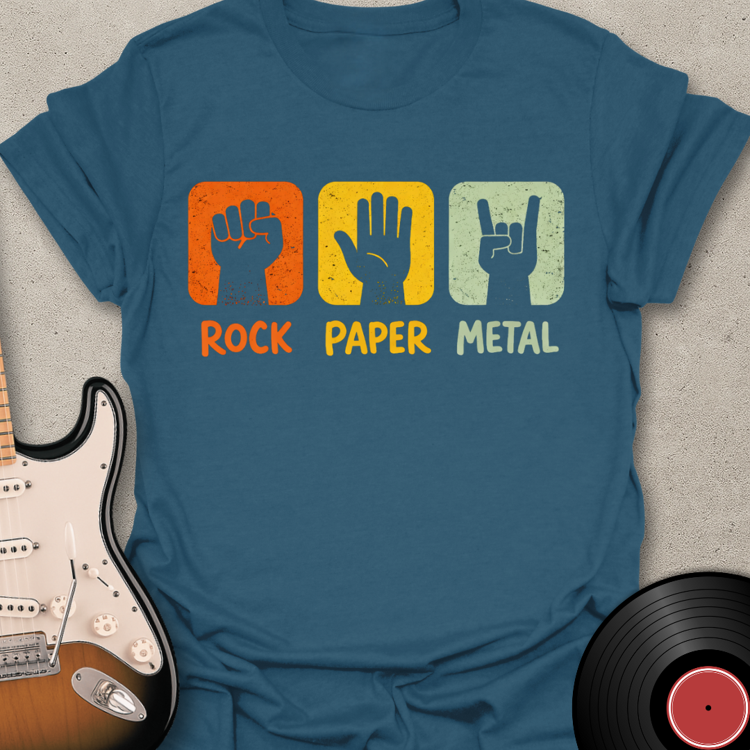 Rock Paper Metal T-Shirt