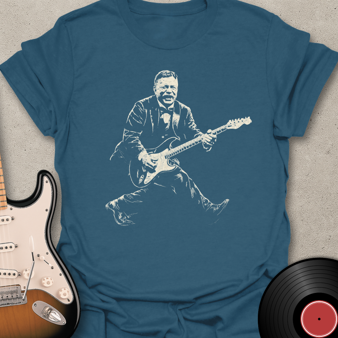 Teddy Roosevelt Guitar T-Shirt