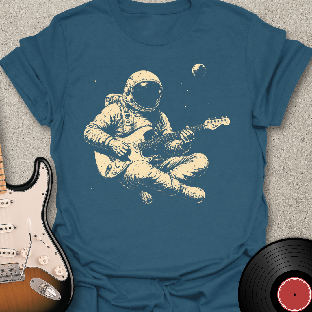 Astronaut Guitar T-Shirt