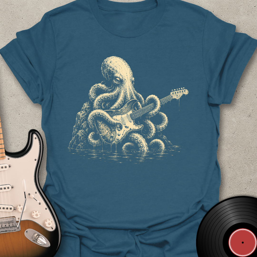 Octopus Guitar T-Shirt