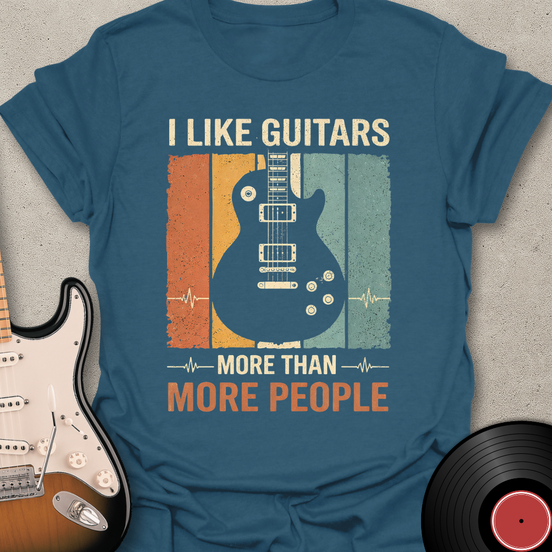 Guitars More Than People T-Shirt