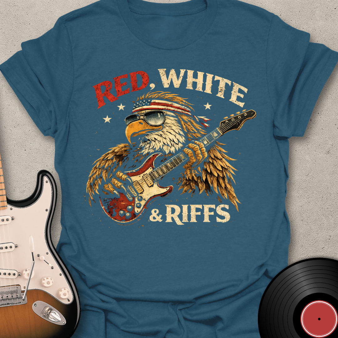 Red, White, & Riffs T-Shirt