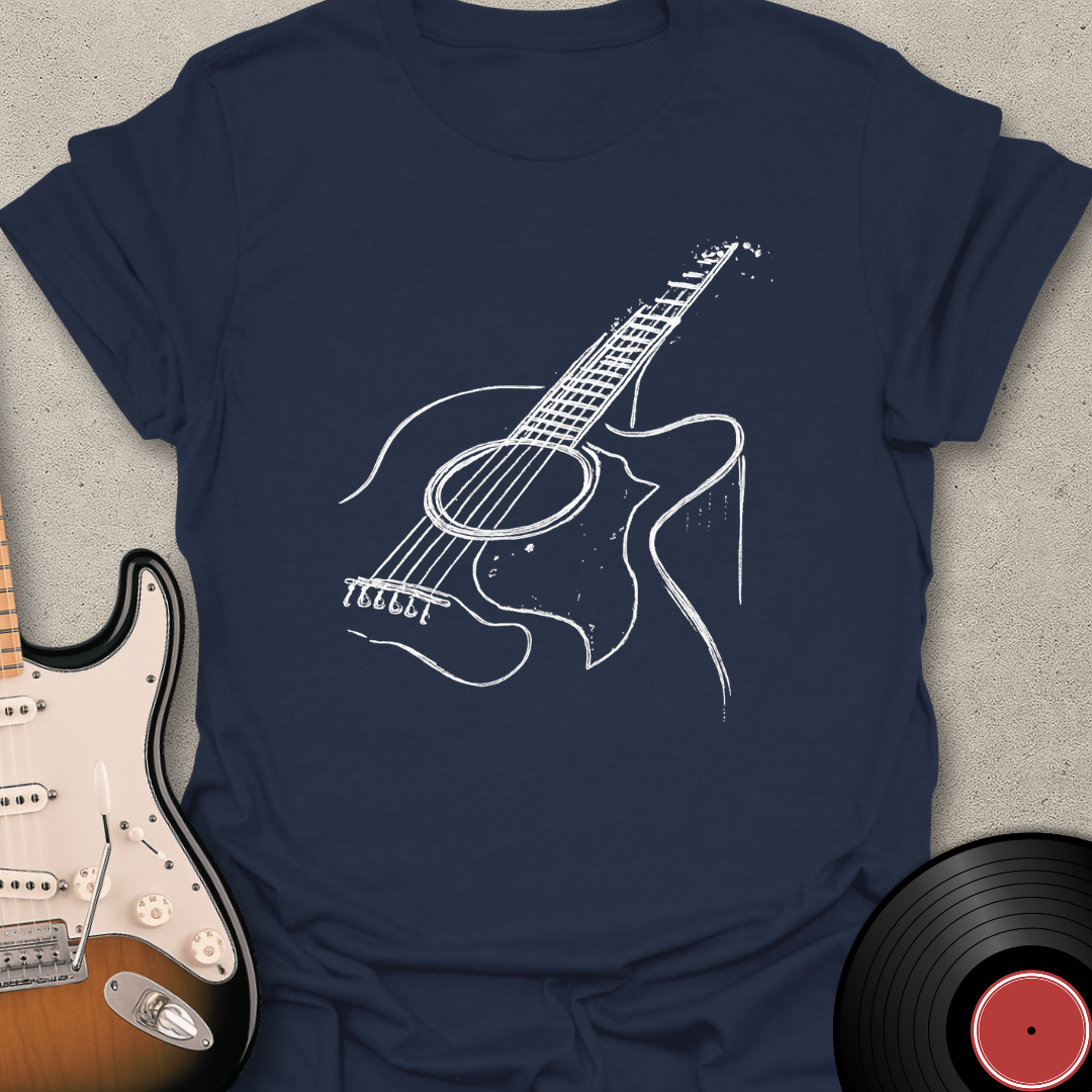 Sketch Guitar T-Shirt