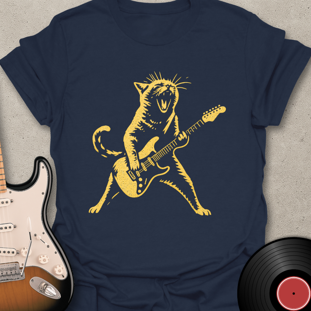 Rockstar Cat T-Shirt