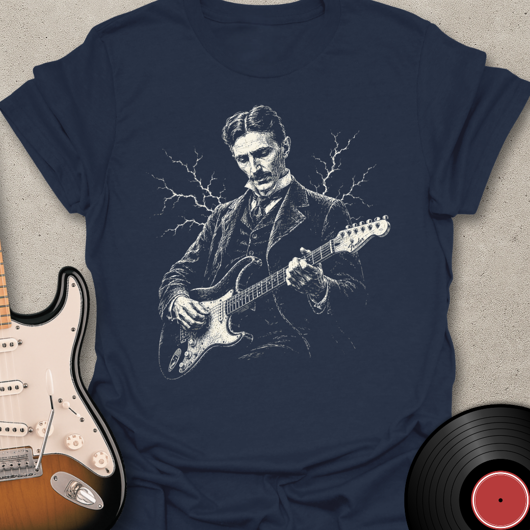 Tesla Guitar T-Shirt