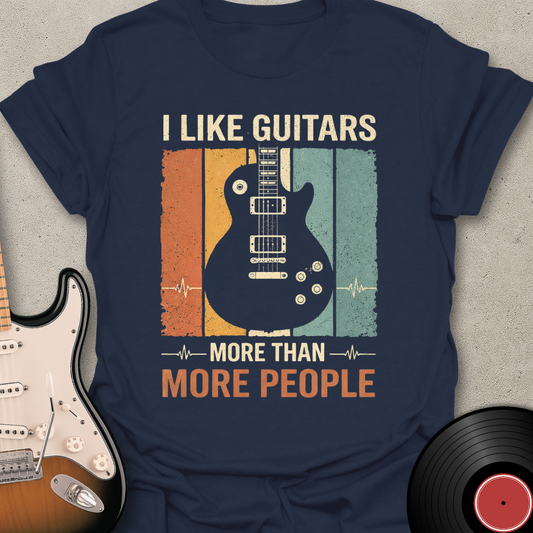 Guitars More Than People T-Shirt