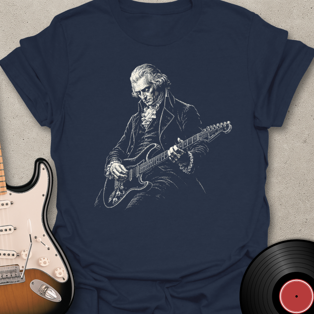 Thomas Jefferson Guitar T-Shirt