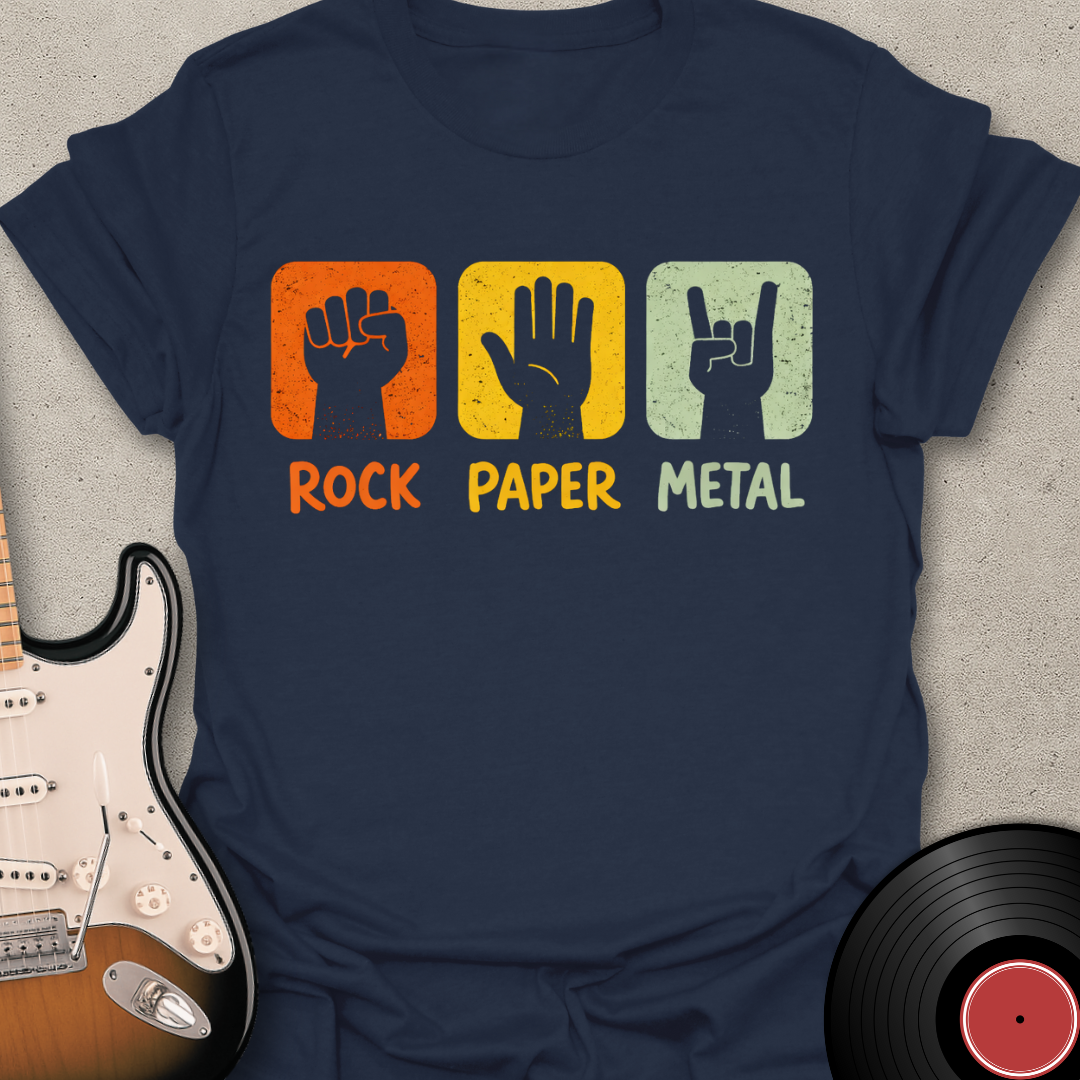 Rock Paper Metal T-Shirt