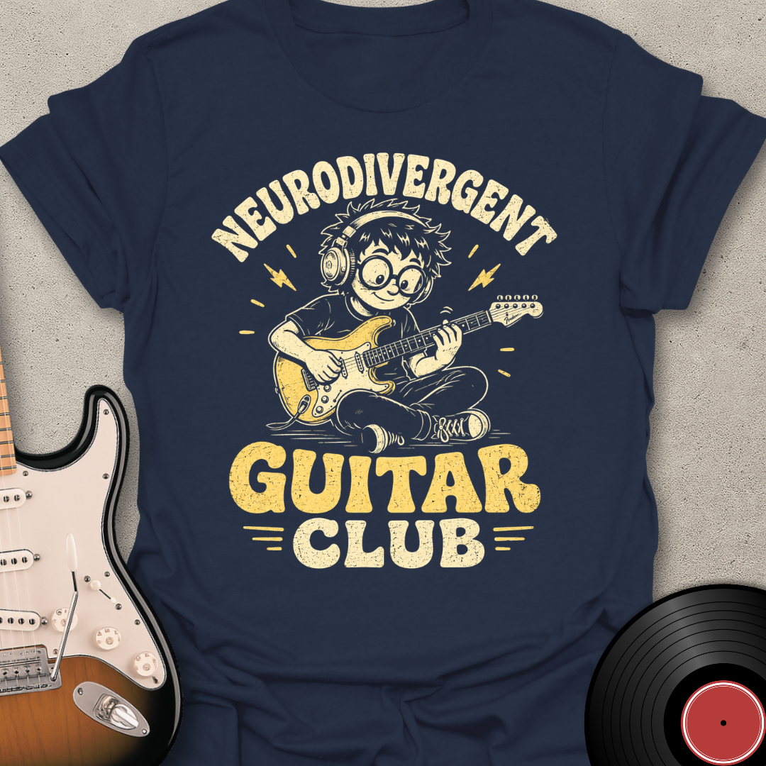 Neurodivergent Guitar Club T-Shirt