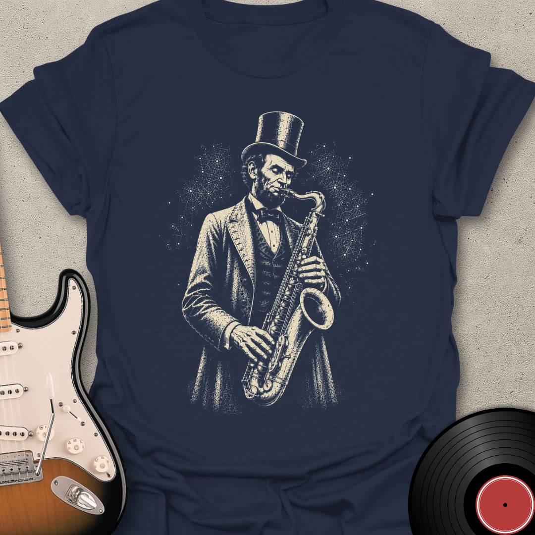 Lincoln Saxophone T-Shirt